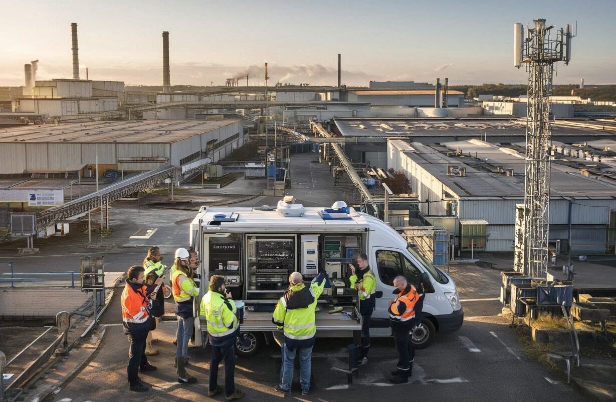 Infrastructure communication permanente, location longue durée de solutions radio fiables et maîtrisées