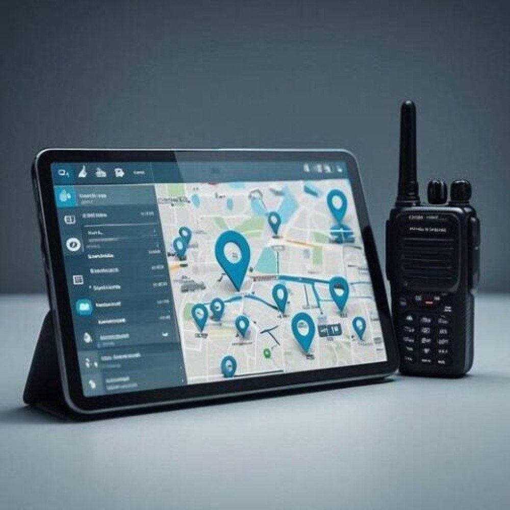 Géolocalisation GPS temps réel des équipes avec radio LTE PoC