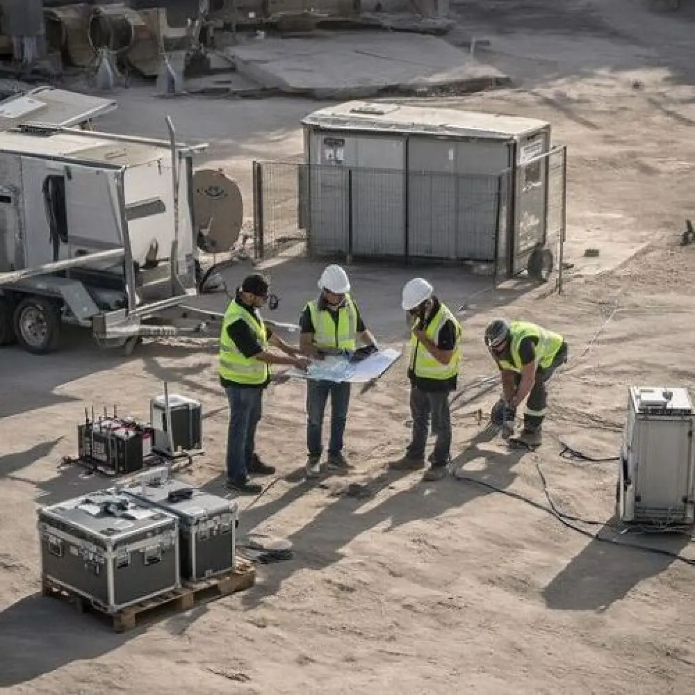 Chantier temporaire connectivité internet, sites sans accès filaire avec besoins data structurants