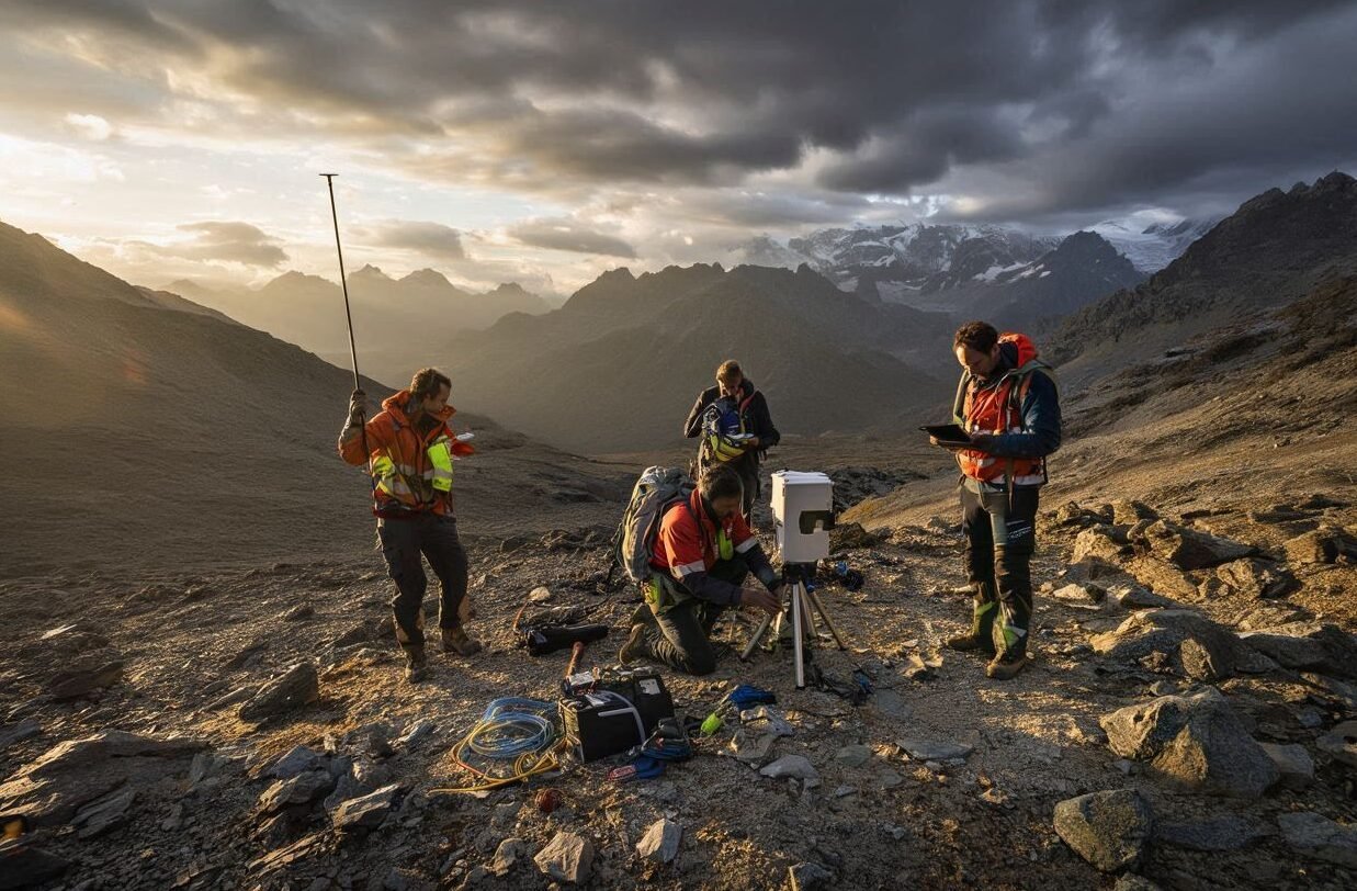 Zones isolées talkies satellite, communication zones sans réseau mobile ni infrastructure locale