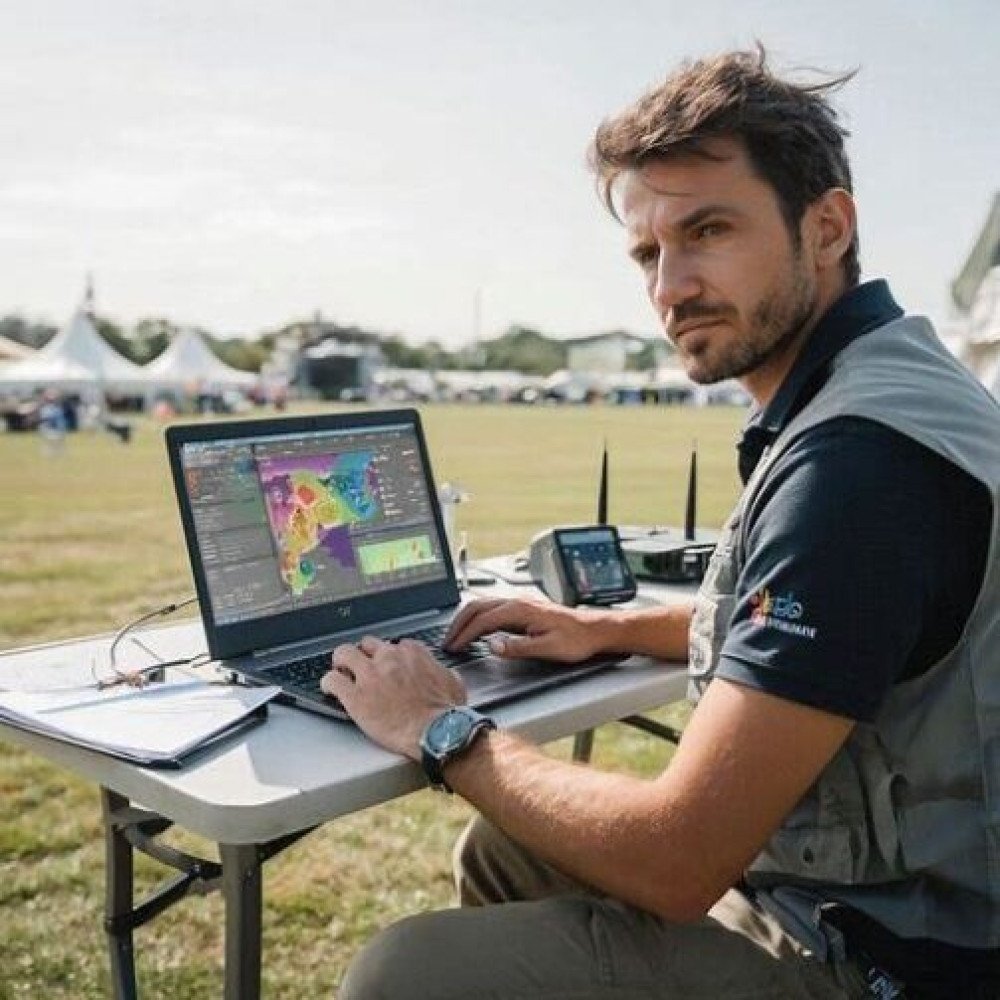  Technicien WiFi événement gestion réseau, mapping couverture infrastructure critique billetterie paiements