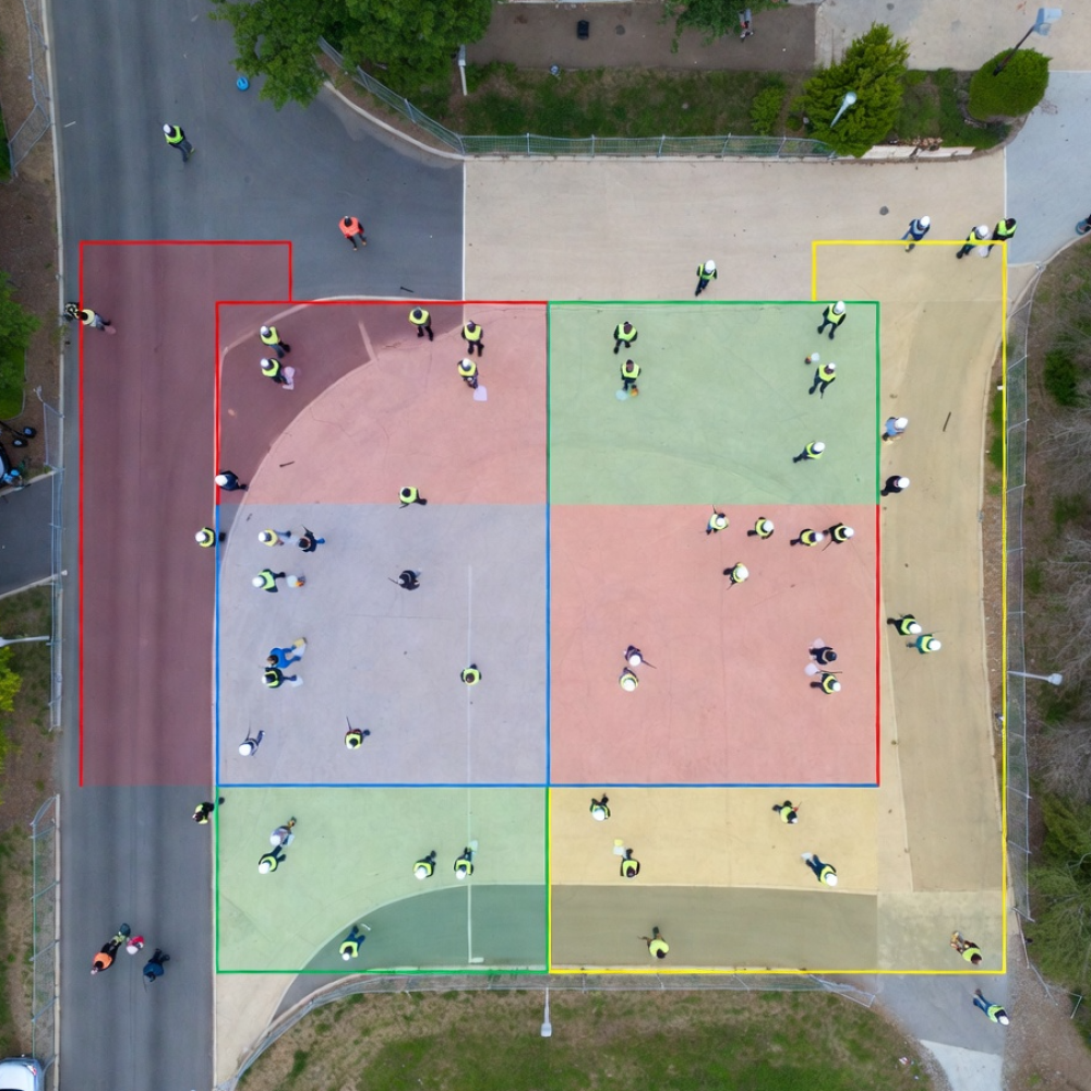 Organisation claire des canaux radio VHF UHF par équipes et par zones de travail