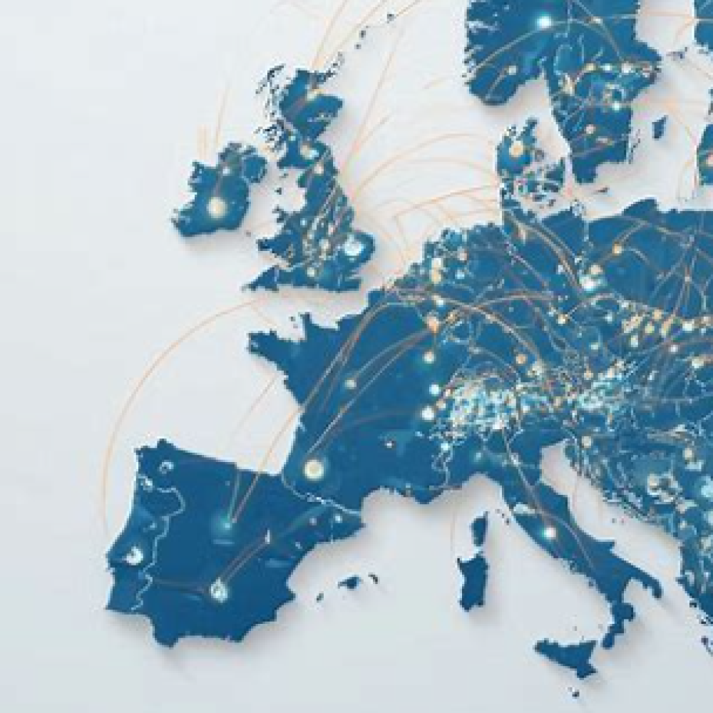 Portée quasi illimitée LTE PoC, carte France connexions réseau entre villes et sites distants