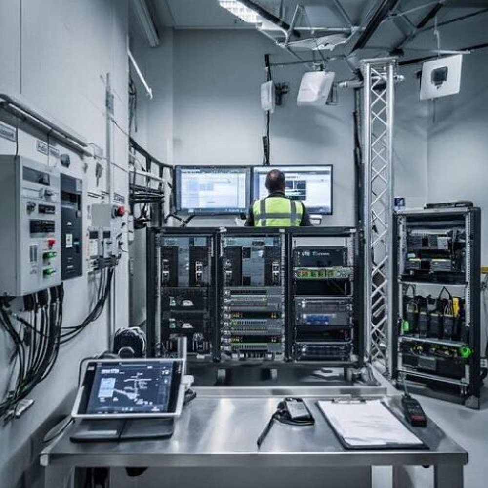 Support réseaux WiFi radio intercom, infrastructure LAN pour coordination locale et outils métiers