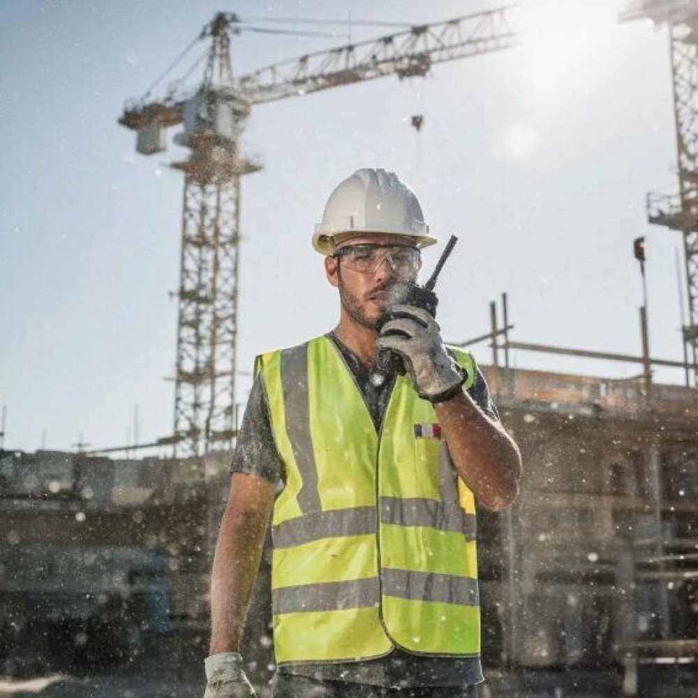 Robustesse talkie walkie, opérateur communication en environnement poussiéreux et conditions difficiles