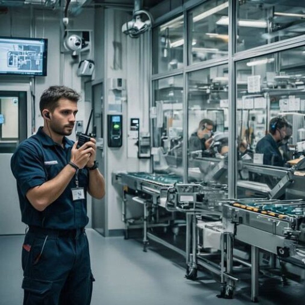 Sites intramuros talkies WiFi, communication interne restreinte coordination équipes fermée