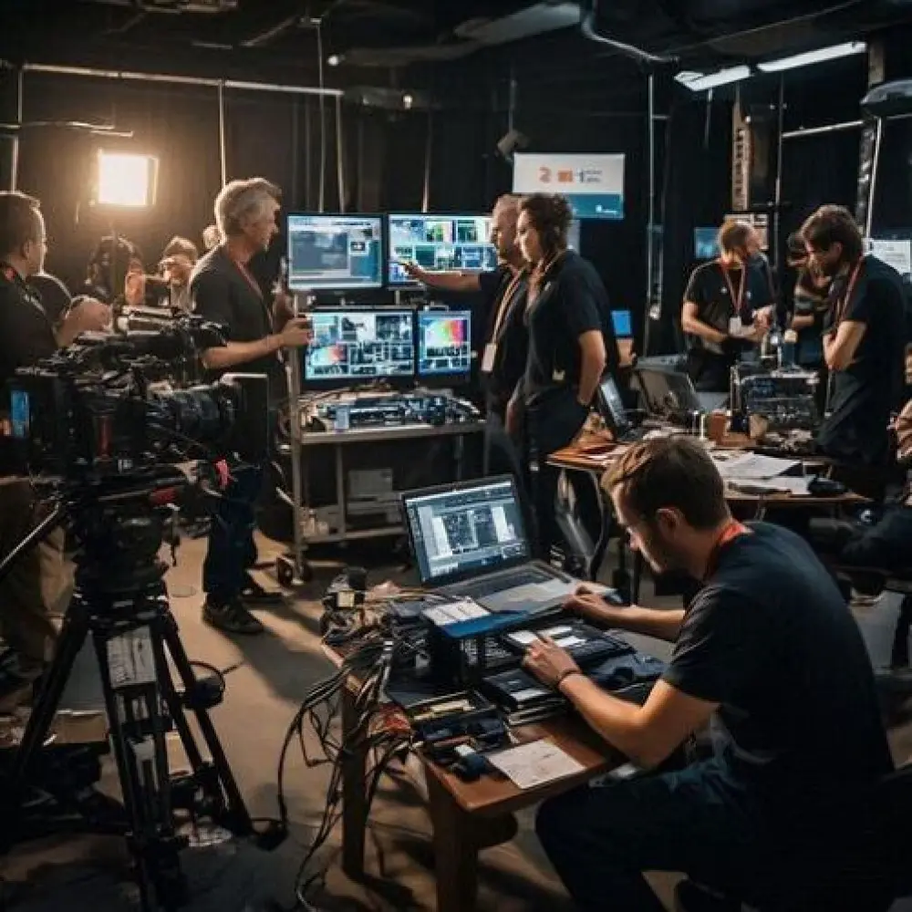 Tournage production audiovisuel, WiFi location pour équipes techniques et transfert données collaboratif